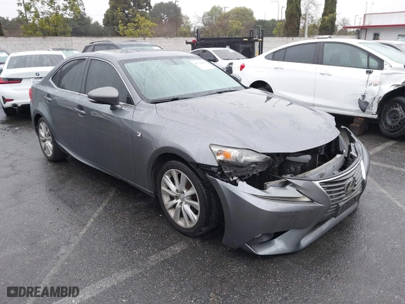 2015 Lexus IS 250 with VIN JTHBF1D28F5061020, listed as a IAAI auction lot 41734819 with 149900 miles. Bid and sale history available at carsss.com. Image 1.