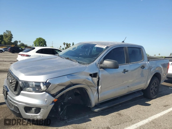 2021 Ford Ranger XL with VIN 1FTER4EH5MLE04689, listed as a Copart auction lot 61093815 with 80,399 mi miles and Salvage title. Bid and sale history available at DreamBid. Image 1.
