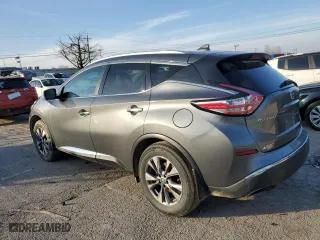 2016 Nissan Murano SL with VIN 5N1AZ2MHXGN166072, listed as a Copart auction lot 43659665 with 116,995 mi miles and Salvage Title. Bid and sale history available at carsss.com. Image 2.