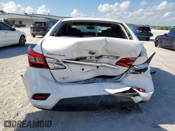 2019 Nissan Sentra S with VIN 3N1AB7AP3KY367683, listed as a Copart auction lot 61405265 with 119,918 mi miles and Non repairable. Bid and sale history available at DreamBid. Image 6.