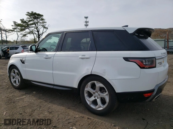 2019 Land Rover Range Rover Sport HSE with VIN SALWR2RKXKA857478, listed as a Copart auction lot 49081713 with 4,501 mi miles. Bid and sale history available at carsss.com. Image 2.