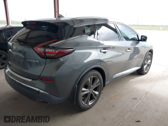 2019 Nissan Murano S with VIN 5N1AZ2MJ2KN123499, listed as a IAAI auction lot 41915232 with 55,772 mi miles and . Bid and sale history available at DreamBid. Image 4.