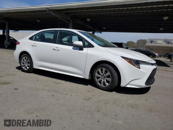 2022 Toyota Corolla LE with VIN 5YFEPMAE2NP349306, listed as a Copart auction lot 52709735 with 30,688 mi miles and Salvage Title. Bid and sale history available at carsss.com. Image 4.