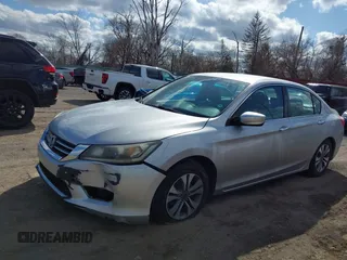 2015 Honda Accord LX with VIN 1HGCR2F36FA000864, listed as a IAAI auction lot 41990265 with 141,807 mi miles. Bid and sale history available at carsss.com. Image 2.