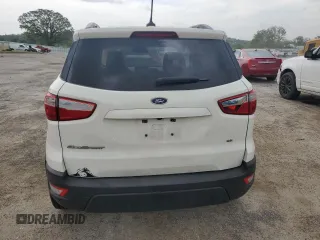 2021 Ford EcoSport SE with VIN MAJ3S2GE5MC405141, listed as a Copart auction lot 57126585 with 39,874 mi miles and Salvage title. Bid and sale history available at DreamBid. Image 6.