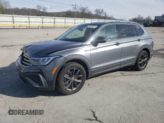 2022 Volkswagen Tiguan SE with VIN 3VV3B7AX3NM031504, listed as a Copart auction lot 50329825 with 41,856 mi miles and Salvage Title. Bid and sale history available at DreamBid. Image 1.