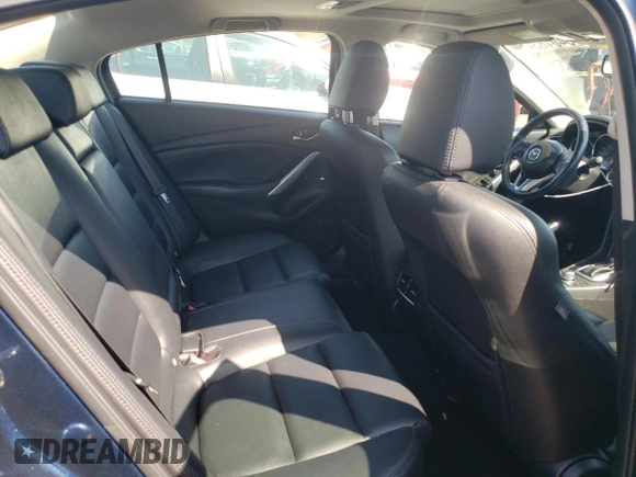 2015 Mazda 6 i Touring with VIN JM1GJ1T52F1216136, listed as a Copart auction lot 54016345 with 106,883 mi miles and Salvage Title. Bid and sale history available at carsss.com. Image 10.