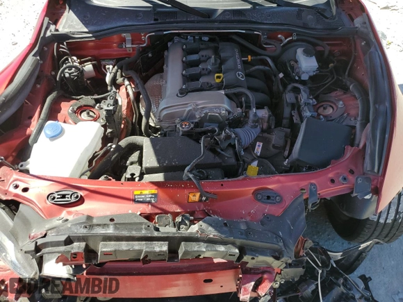 2021 Mazda MX-5 Miata Sport with VIN JM1NDAB7XM0452716, listed as a Copart auction lot 48001955 with 19,168 mi miles and Salvage title. Bid and sale history available at DreamBid. Image 11.