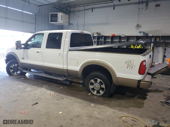 2011 Ford Super Duty F-250 SRW XL with VIN 1FT7W2BT4BEC55966, listed as a Copart auction lot 46059655 with 153,218 mi miles and Salvage Title. Bid and sale history available at carsss.com. Image 2.