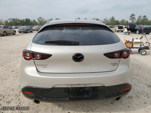 2023 Mazda Mazda3 Hatchback 2.5 Turbo with VIN JM1BPBJY3P1615893, listed as a Copart auction lot 82748154 with 15,209 mi miles and Salvage Title. Bid and sale history available at carsss.com. Image 6.
