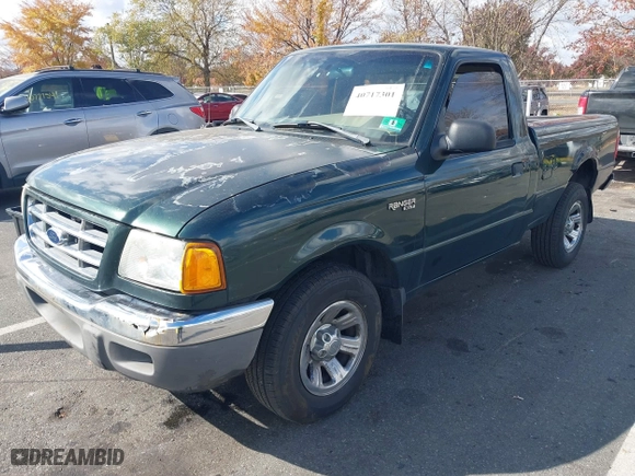 2002 Ford Ranger XL with VIN 1FTYR10D12TA68701, listed as a IAAI auction lot 40717301 with 217,579 mi miles. Bid and sale history available at carsss.com. Image 2.