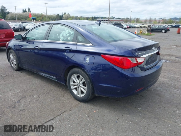 2013 Hyundai Sonata GLS with VIN 5NPEB4AC3DH669307, listed as a IAAI auction lot 42015043 with 105,690 mi miles and . Bid and sale history available at carsss.com. Image 3.