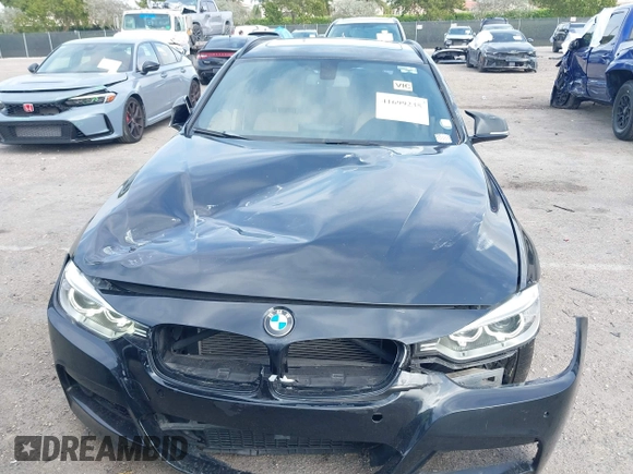 2014 BMW 3 Series 328i xDrive with VIN WBA3G7C57EKN37319, listed as a IAAI auction lot 41699235 with 93,671 mi miles and . Bid and sale history available at carsss.com. Image 6.