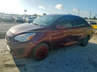2020 Mitsubishi Mirage ES with VIN ML32F3FJ9LHF06947, listed as a Copart auction lot 61666235 with 31,503 mi miles and Salvage title. Bid and sale history available at DreamBid. Image 1.