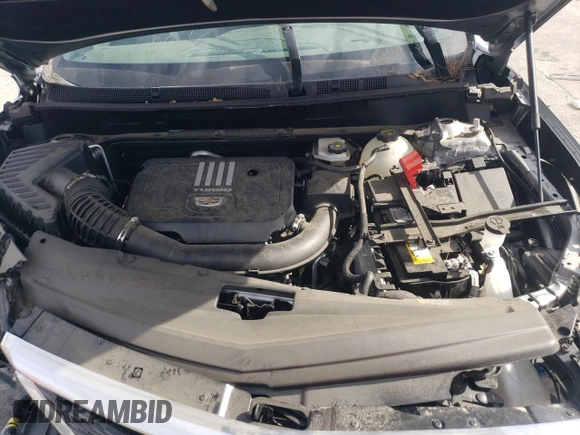 2024 Cadillac XT6 FWD Luxury with VIN 1GYKPAR46RZ748044, listed as a Copart auction lot 47118725 with 3,286 mi miles and Salvage title. Bid and sale history available at DreamBid. Image 12.