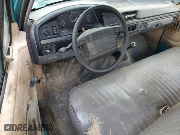 1994 Ford F-150 with VIN 1FTDF15Y2RNB60854, listed as a Copart auction lot 47066675 with 225,105 mi miles and Clean Title. Bid and sale history available at carsss.com. Image 8.