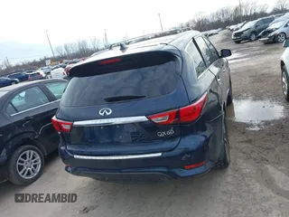 2017 Infiniti QX60 with VIN 5N1DL0MM2HC554832, listed as a IAAI auction lot 41664376 with 109,556 mi miles and . Bid and sale history available at DreamBid. Image 16.