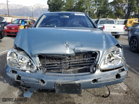 2006 Mercedes-Benz S-Class 5.0L with VIN WDBNG75J26A483293, listed as a Copart auction lot 43357735 with 0 mi miles and Salvage Title. Bid and sale history available at carsss.com. Image 5.
