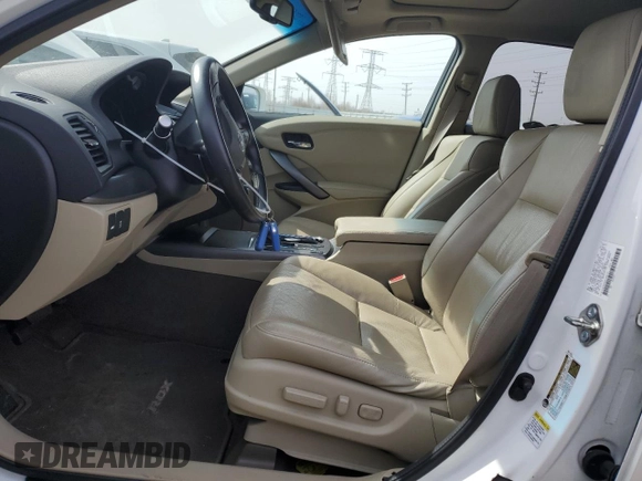 2015 Acura RDX Tech Pkg with VIN 5J8TB4H54FL008173, listed as a Copart auction lot 51183155 with 104,142 mi miles and Salvage Title. Bid and sale history available at carsss.com. Image 7.