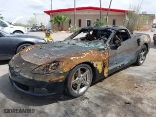 2007 Chevrolet Corvette with VIN 1G1YY25UX75121708, listed as a IAAI auction lot 41955461 with 1 mi miles. Bid and sale history available at carsss.com. Image 2.