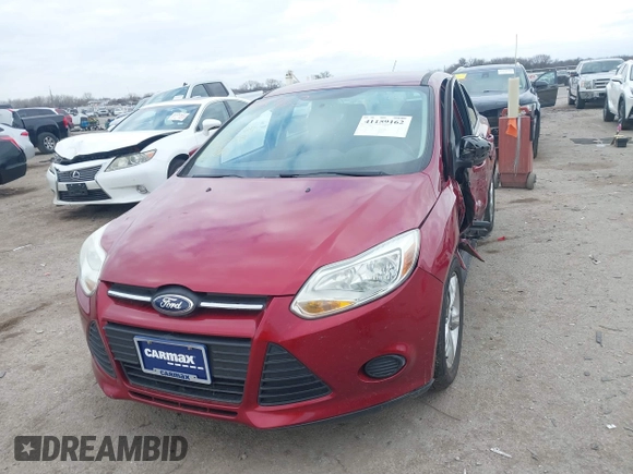 2014 Ford Focus SE with VIN 1FADP3F21EL340728, listed as a IAAI auction lot 41159162 with 125,919 mi miles. Bid and sale history available at carsss.com. Image 16.
