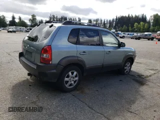 2005 Hyundai Tucson GLS with VIN KM8JN72D75U142775, listed as a Copart auction lot 53075834 with 174,100 mi miles and Salvage Title. Bid and sale history available at carsss.com. Image 3.