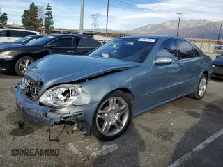 2006 Mercedes-Benz S 500 with VIN WDBNG75J26A483293, listed as a Copart auction lot 43357735 with Not Provided miles and Salvage Title. Bid and sale history available at carsss.com. Image 1.