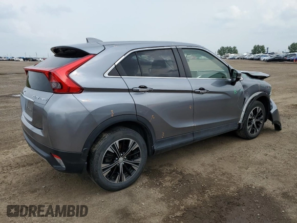 2018 Mitsubishi Eclipse Cross LE with VIN JA4AT4AAXJZ607797, listed as a Copart auction lot 65404795 with 95,465 mi miles and Salvage title. Bid and sale history available at DreamBid. Image 3.