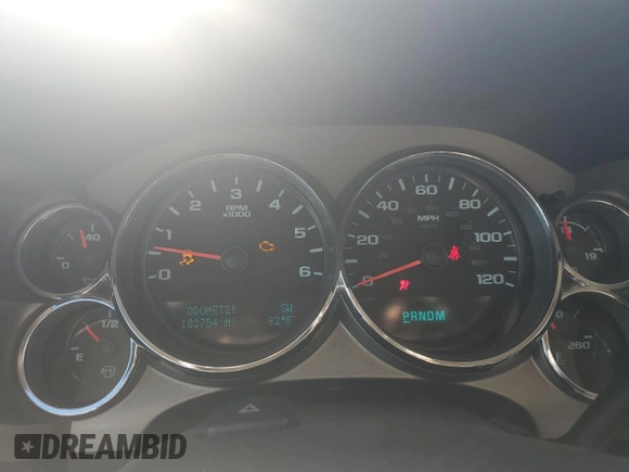 2012 Chevrolet Silverado 1500 LT with VIN 1GCRKSE09CZ245871, listed as a Copart auction lot 75158794 with 183,754 mi miles and Salvage Title. Bid and sale history available at DreamBid. Image 9.