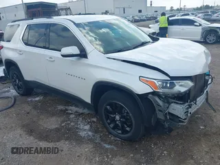 2021 Chevrolet Traverse LT Cloth with VIN 1GNEVGKW0MJ211630, listed as a IAAI auction lot 42492806 with 66,796 mi miles and . Bid and sale history available at DreamBid. Image 1.