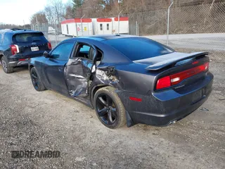 2014 Dodge Charger SXT with VIN 2C3CDXHG1EH115998, listed as a IAAI auction lot 41661367 with 155,327 mi miles. Bid and sale history available at carsss.com. Image 3.