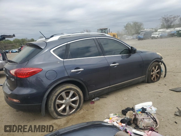 2008 Infiniti EX Journey z VIN JNKAJ09E68M303612, wystawiony jako Copart lot #53564385 z przebiegiem 177 987 mil mil oraz Szkody całkowita. Historia ofert i sprzedaży dostępna na DreamBid. Obrazek 3.