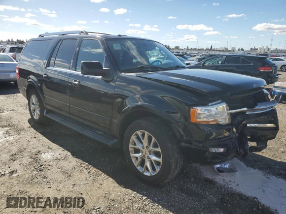 2017 Ford Expedition EL Limited with VIN 1FMJK2AT4HEA01424, listed as a Copart auction lot 44007255 with 127,091 mi miles and Salvage Title. Bid and sale history available at carsss.com. Image 4.
