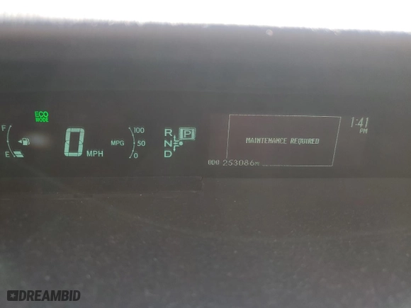 2013 Toyota Prius One with VIN JTDKN3DU6D5674297, listed as a Copart auction lot 53022805 with 253,086 mi miles and Clean Title. Bid and sale history available at carsss.com. Image 9.