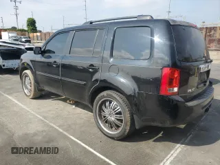 2013 Honda Pilot EX-L with VIN 5FNYF3H72DB031357, listed as a Copart auction lot 53745535 with 158,238 mi miles and Salvage title. Bid and sale history available at DreamBid. Image 2.