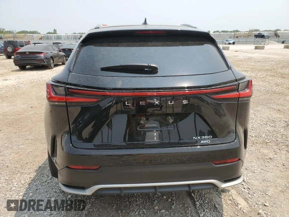 2024 Lexus NX with VIN 2T2KGCEZ2RC050006, listed as a Copart auction lot 64085154 with 0 mi miles and Clean Title. Bid and sale history available at carsss.com. Image 6.