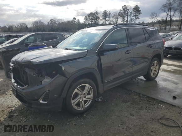 2019 GMC Terrain SLE with VIN 3GKALTEX5KL293827, listed as a Copart auction lot 47349295 with 105,528 mi miles and Salvage Title. Bid and sale history available at carsss.com. Image 1.