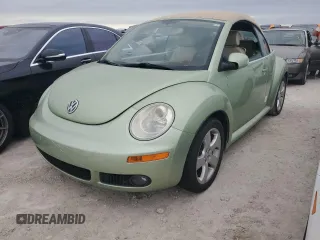 2007 Volkswagen Beetle with VIN 3VWSF31Y57M405353, listed as a Copart auction lot 76746214 with 64,698 mi miles and Non Repairable. Bid and sale history available at DreamBid. Image 1.