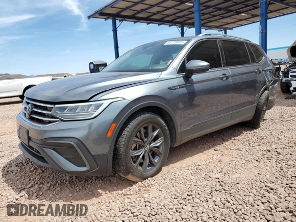 2022 Volkswagen Tiguan SE with VIN 3VV2B7AX4NM056780, listed as a Copart auction lot 55173915 with 79,165 mi miles and Salvage title. Bid and sale history available at DreamBid. Image 1.
