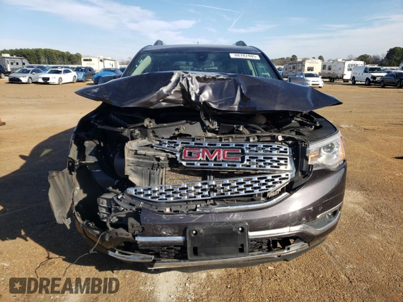 2017 GMC Acadia Denali with VIN 1GKKNPLS7HZ265705, listed as a Copart auction lot 88782485 with 125,594 mi miles and Salvage Title. Bid and sale history available at carsss.com. Image 5.