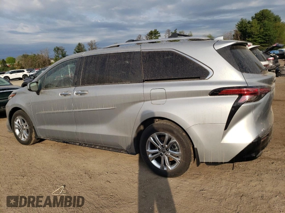 2023 Toyota Sienna Platinum with VIN 5TDESKFC5PS079072, listed as a Copart auction lot 53603985 with 45,654 mi miles and Salvage Title. Bid and sale history available at DreamBid. Image 2.