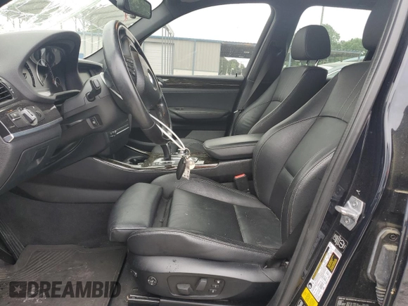 2014 BMW X3 xDrive35i with VIN 5UXWX7C51E0E79351, listed as a Copart auction lot 53645955 with 112,580 mi miles and Salvage Title. Bid and sale history available at DreamBid. Image 7.