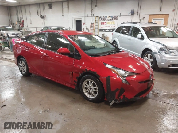 2018 Toyota Prius Two with VIN JTDKBRFU5J3081353, listed as a IAAI auction lot 41860691 with 167,091 mi miles and . Bid and sale history available at carsss.com. Image 1.