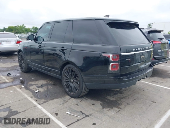 2019 Land Rover Range Rover HSE with VIN SALGS2SV3KA546424, listed as a IAAI auction lot 42313423 with 46,287 mi miles and . Bid and sale history available at DreamBid. Image 3.