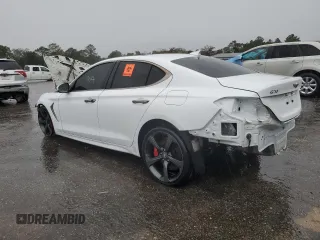 2019 Genesis G70 3.3T Advanced with VIN KMTG34LE7KU012339, listed as a Copart auction lot 83612344 with 0 mi miles and Clean Title. Bid and sale history available at carsss.com. Image 2.