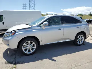 2011 Lexus RX 350 with VIN JTJBK1BA7B2432989, listed as a Copart auction lot 62333375 with 76,926 mi miles and Salvage title. Bid and sale history available at DreamBid. Image 1.