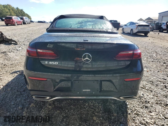 2023 Mercedes-Benz E-Class E 450 with VIN W1K1K5JB0PF203091, listed as a Copart auction lot 77380374 with 7,353 mi miles and Salvage Title. Bid and sale history available at carsss.com. Image 6.