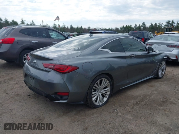 2017 Infiniti Q60 Premium with VIN JN1EV7EL5HM550031, listed as a IAAI auction lot 41965643 with 61,717 mi miles and . Bid and sale history available at DreamBid. Image 4.