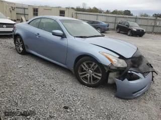 2009 Infiniti G37 Convertible with VIN JNKCV66EX9M723377, listed as a Copart auction lot 77115604 with 252,389 mi miles and Salvage Title. Bid and sale history available at carsss.com. Image 4.