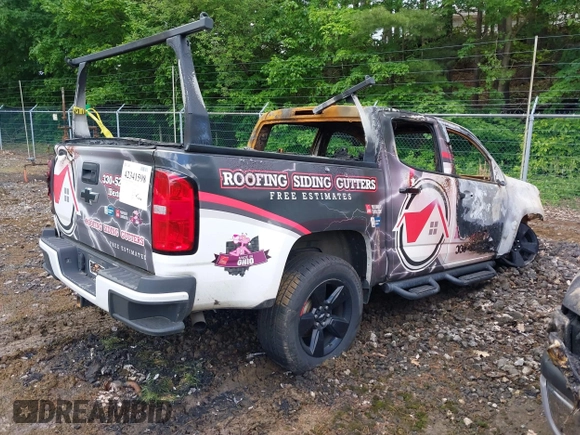 2019 Chevrolet Colorado 4WD LT with VIN 1GCGTCEN5K1280135, listed as a IAAI auction lot 42341598 with Not provided miles and . Bid and sale history available at DreamBid. Image 4.